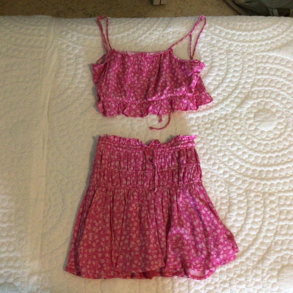 Zoey Reva Boutique pink floral set